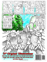 Rock and Roll Cats Coloring Book: A Funny Music and Guitar Coloring Book for Cat Lovers, Adults, Teens and Kids (Cat Coloring Books) WoodArtSupply