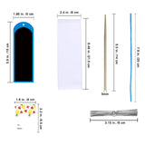 Winlyn 48 Sets 6 Styles Magic Color Scratch Bookmarks Craft Kits Rainbow Scratch Paper Art Sets for Kids Students Party Favors DIY Bookmarks Bulk with Scratching Tools Ribbons for Classroom Activities Winlyn