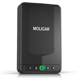 MOLICAR Car Gun Safe, Small Biometric Gun Safe for Handgun, Portable Fingerprint Quick Access Pistol Safe for Nightstand Bedside MOLICAR