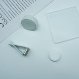 6 Pack Sublimation Blanks Car Air Vent Clips Heat Transfer Blank Car Outlet Perfume Clip Auto Diffuser Vent Clip Car Scent Diffuser Clip Car Exhaust Outlet Accessories Round Frinnovan