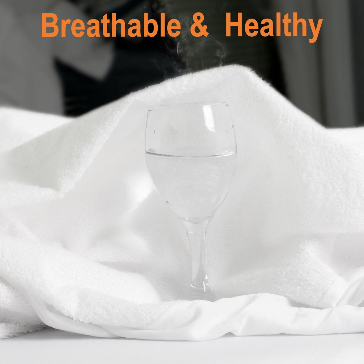 Queen Mattress Protector 60"x80" for Deep 16/17/18 inch,Waterproof Liquid Proof Urine Pee Protection, Soft Terry Cotton Top, Breathable Noiseless Mattress Encasement Washable Ptsuker