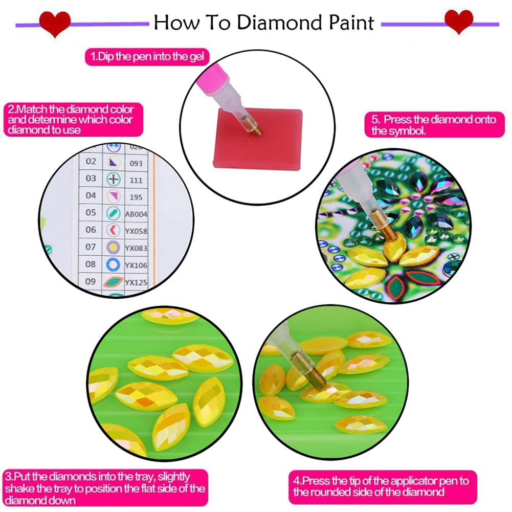 Sulunmo Diamond Art Kits for Adults - Diamond Painting Ornaments, DIY 5D Diamond Art Statues Diamond Dots Sculpture(Christmas Tree-139) Sulunmo