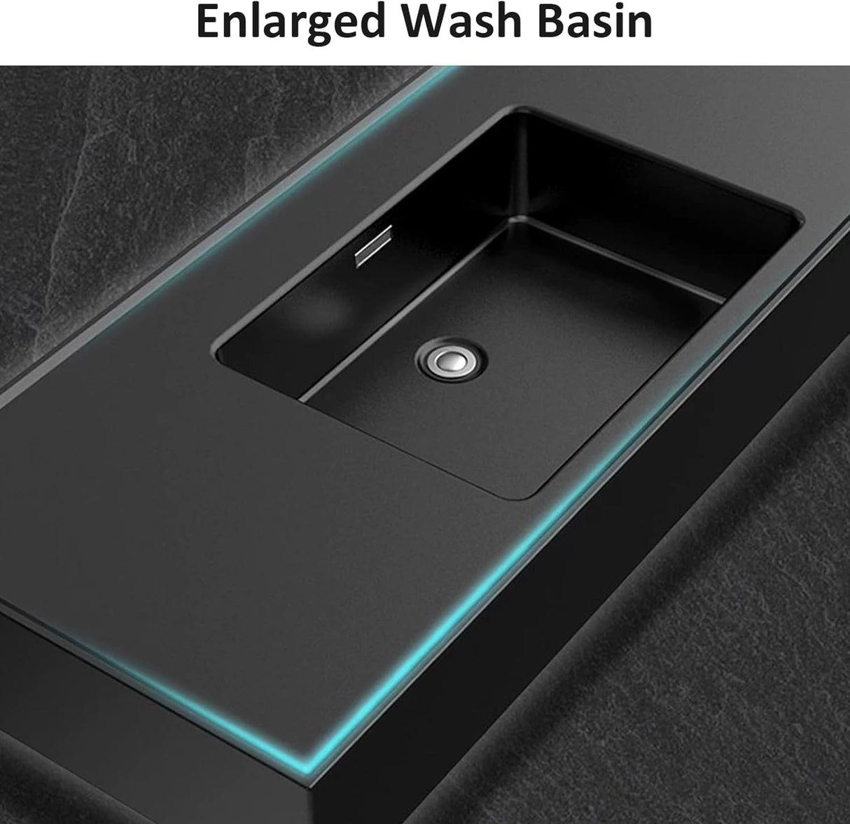 TIZAZO 60IN Bathroom Vanity with Single Sink -Smart Demisting Mirror Cabinet & LED Lighting | Modern Wall Mounted Bathroom Vanity TIZAZO