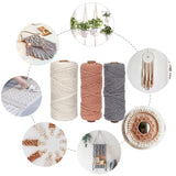 UHAPEER Macrame Kits for Adults Beginners with 656 Feet 3 mm Macrame Cotton Cord, DIY Macrame Plant Hanger Kit with Macrame Supplies and Instructions, Macrame Meads, Wooden Rings, Dream Catcher Rings UHAPEER