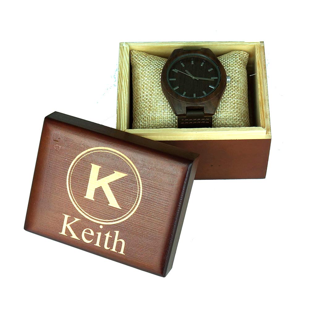 Personalized engraved Wooden Watch Box, Watch Organizer, Groomsman Gifts, birthday gift, best man gift, Custom Watch Case Awerise