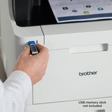 Brother MFC‐L8905CDW Business Color Laser All‐in‐One Printer, 7” Touchscreen Display, Duplex Print/Scan, Wireless, White Brother