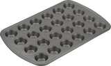 GoodCook Everyday Non-Stick Steel 24 Cup Mini Muffin Pan – Heavy Duty Small Muffin Pan, Bakeware Cupcake Pan, Delicious Baked Goods Muffin Tin Tray, Dishwasher Safe GoodCook