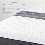 Gelsea Queen Mattress,10 Inch Memory Foam Mattress in a Box,Green Tea Infused,Hypoallergenic Bamboo Charcoal,Made in USA,Queen Size Bed,60" X 80" X 10 Gelsea