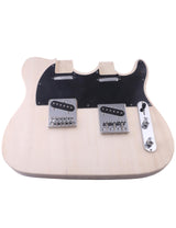 Fistrock DIY Electric Guitar Kit Double Neck DIY Guitar Kits Tele Style Beginner Kits Right Handed with Basswood Body Hard Maple Neck Maple Fingerboard Chrome Hardware Build Your Own Guitar. Fistrock