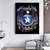 HONGJIE 5D DIY Diamond Painting by Number Kits Air Force 16X20 Inch for Adults and Kids, Round Full Drill Rhinestone Cross Stitch Mosaic Art for Home Wall Decoration and Gift Option. Hongjie