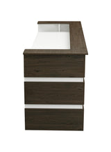 Mares 87" Wood Office Reception Desk Counter & Drawers w/Telescopic Rails & Chrome Handles | Cable Grommet Holes | Option to Add Logo | Front Table Furniture Nail Hair Beauty Salon Spa Restaurant Casa Mare
