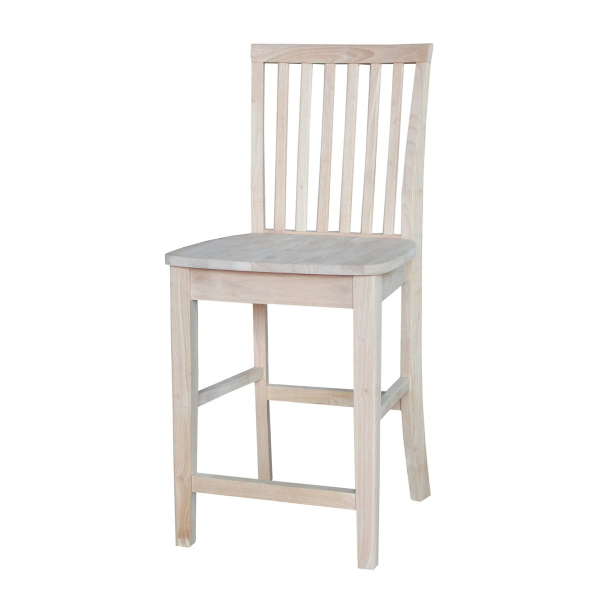 International Concepts 24-Inch Mission Stool, Unfinished IC International Concepts