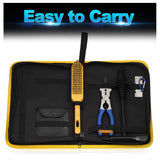 SPEEDWOX 6PCS MIG Welding Pliers Welding Hammer 2 Stainless Steel Metal Sheet Thickness Gauges 6 Row Wire Scratch Brush Storage Pouch Welding Tools Set SPEEDWOX