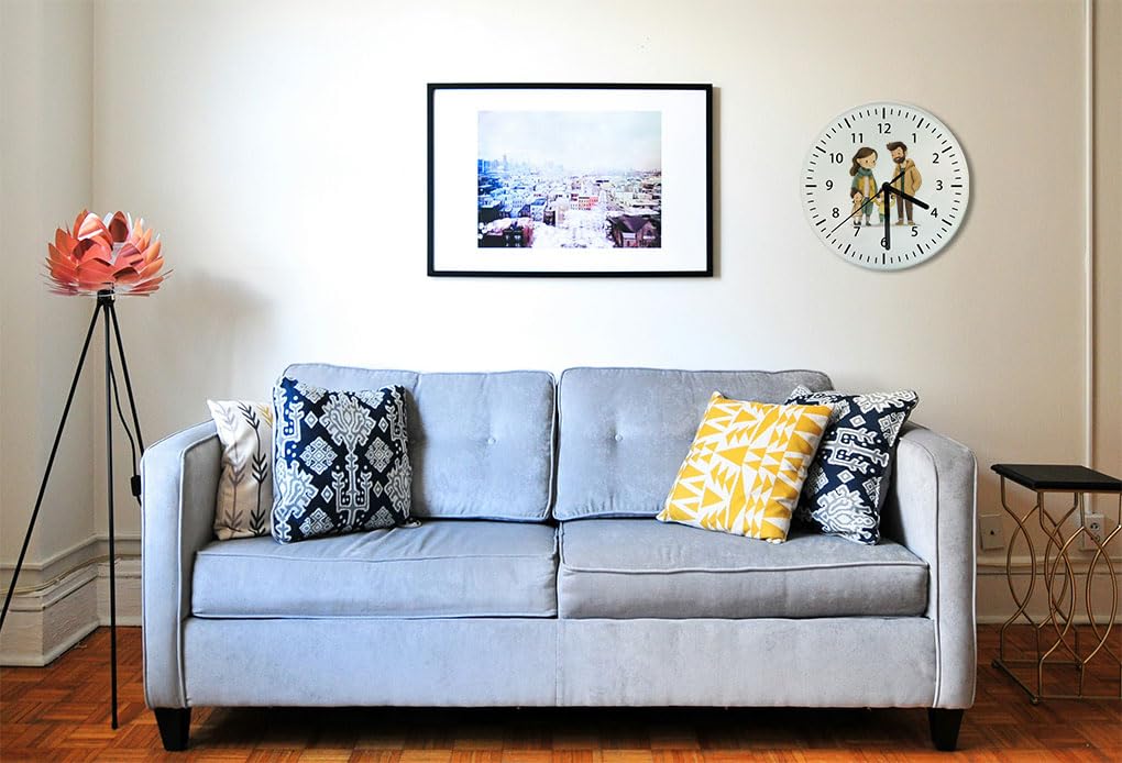 QOMOLANGMA 20pcs Sublimation Blank Photo Frame 7.8 in Round Glass Photo Frame Clock Tempered Glass Clock for Heat Press Transfer Blank DIY Picture Wall Frame Poster QOMOLANGMA