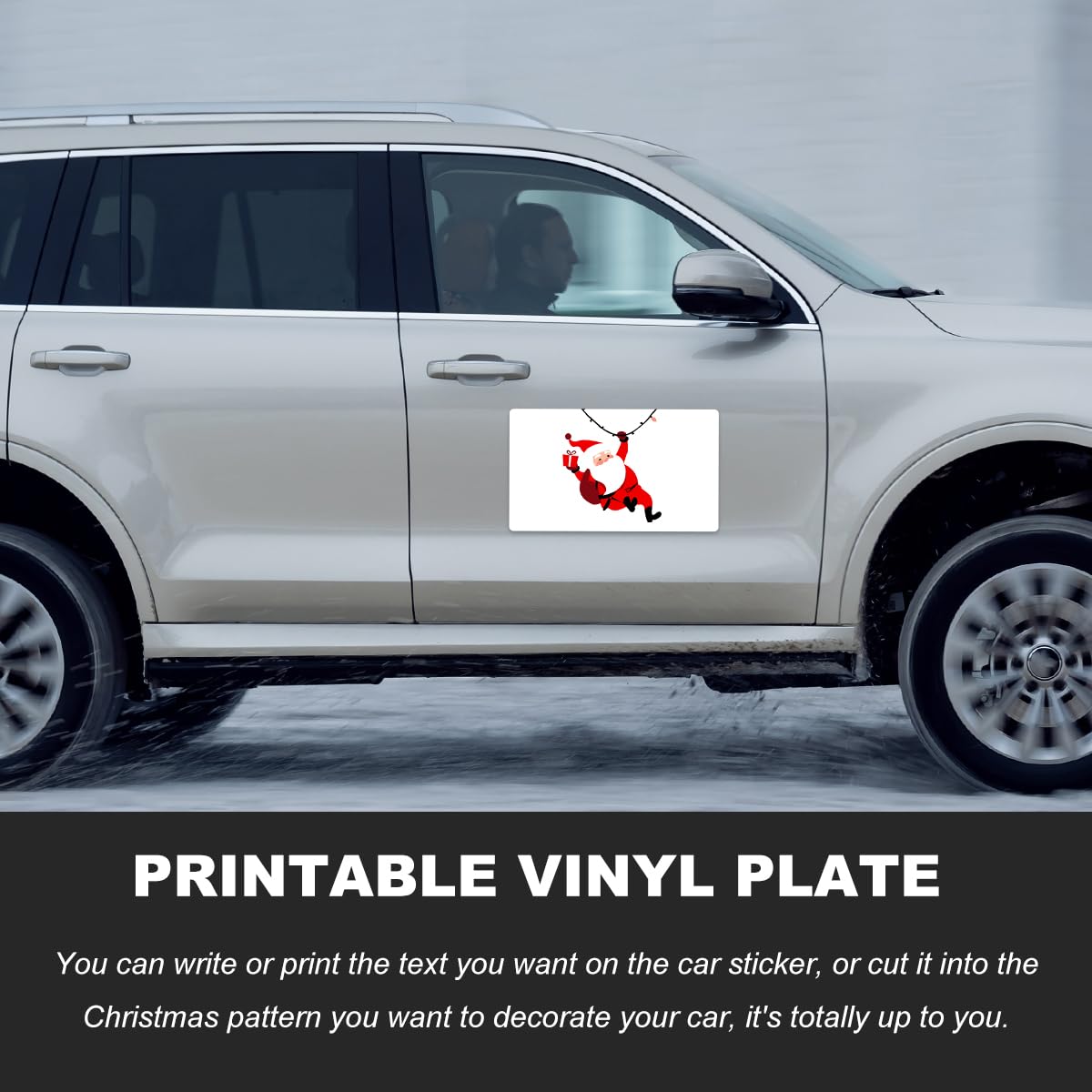 Wevdn 2 PCS 17''×12'' Blank Magnets, Rounded Corners Flexible Car Door Magnets Signs, Blank Magnet for Vehicle to Advertise Business & Prevent Scratches Dents, Car Accessories Wevdn