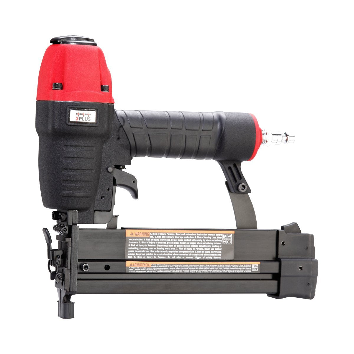 3PLUS HF509040SP 18 Gauge 2" Brad Nailer and 1/4-Inch Narrow Crown Stapler 2 in 1 3PLUS