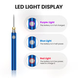 ELMCONFIG Cordless Soldering Iron Kit, Wireless Electric Soldering Gun Pen, 1100mAh Large Battery, Portable and Rechargeable for Home Appliance Repair, Electronic Components, DIY ELMCONFIG