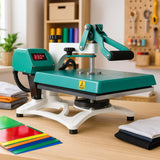 Stahls' A2Z Swing Away Heat Press 15"x15": Versatile Precision for Your Crafting Needs. Effortlessly Achieve Professional Transfers on a Wide Range of Materials! Stahls'