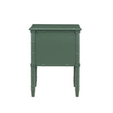 Greyson Living Ettington Carved Bamboo 2-drawer Nightstand by Vintage Green Greyson Living