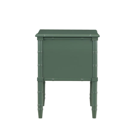 Greyson Living Ettington Carved Bamboo 2-drawer Nightstand by Vintage Green Greyson Living
