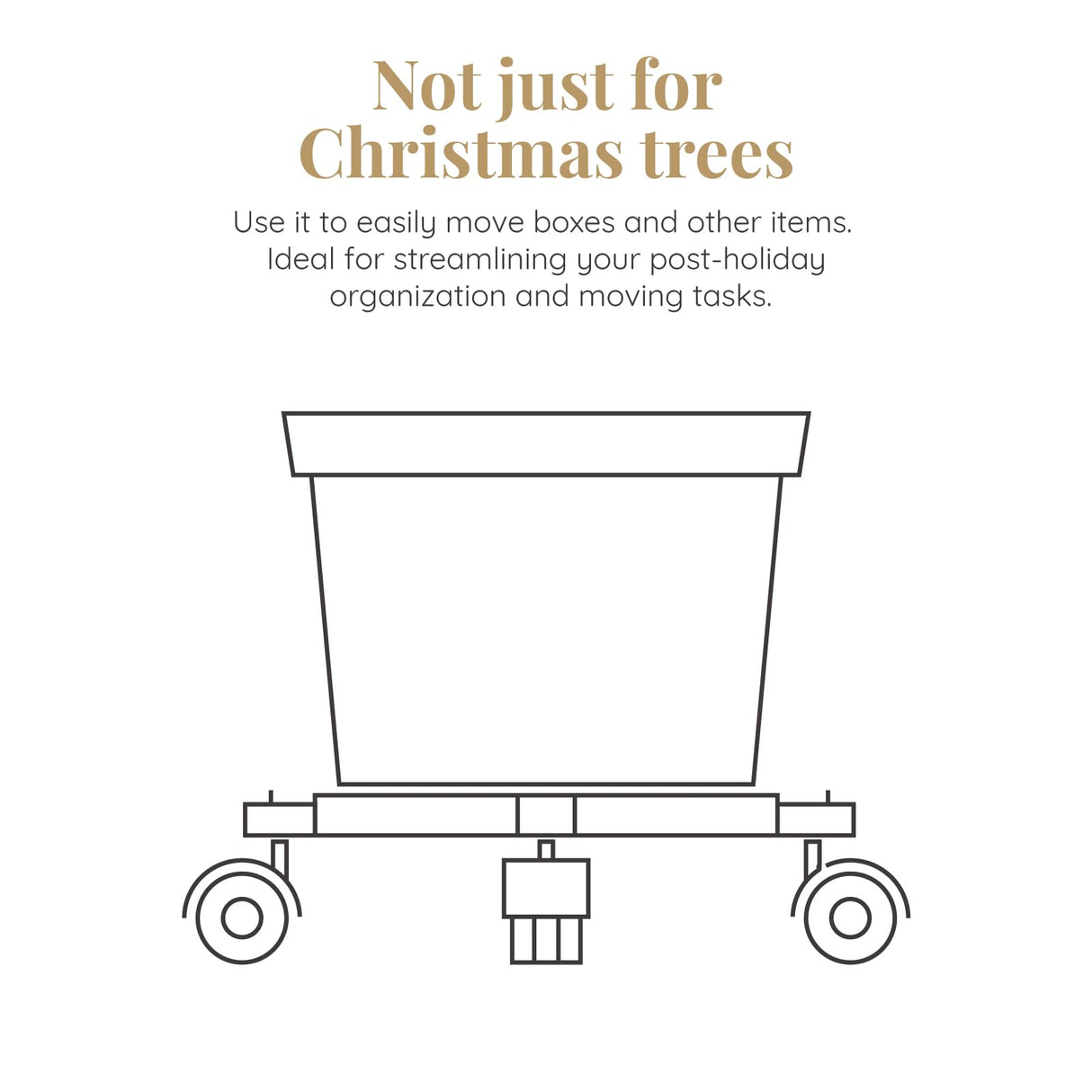 Christmas Tree Stand Base with Wheels Movable Fake Tree Holder for 6ft Artificial Plant Taxi no Tree Collar or Skirt (Green) Tree Nest