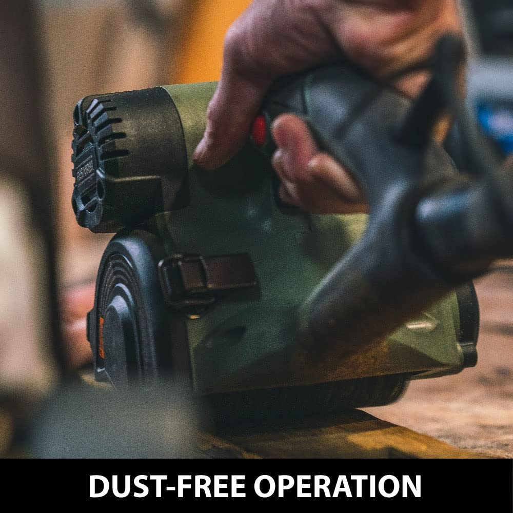 RESTORER Drum Sander Tool for Woodworking, Surface Conditioning, Buffer Polisher, Paint Stripper Remover, WR351K2 Variable Speed with vac attachment, Tool Bag, OHIO family business, 11 x 7 x 7 inches Restorer