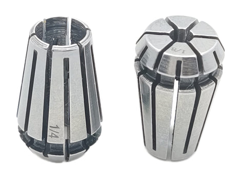 F.L.S Spring Collet, Er11 Spring Collet Set, 1/8" and 1/4" ER11 Collet Chuck for CNC Engraving Machine & Milling Lathe Tool (ER11 1/8"+ 1/4") F.L.S