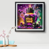 Halloween Diamond Art Kits for Adults,Magic Bottle 5D Diamond Painting Kits for Adults Beginners,Round Full Drill DIY Diamond Dot Gem Art Kit Wall Home Decor Arts Craft 14X14 inch Tiwabb