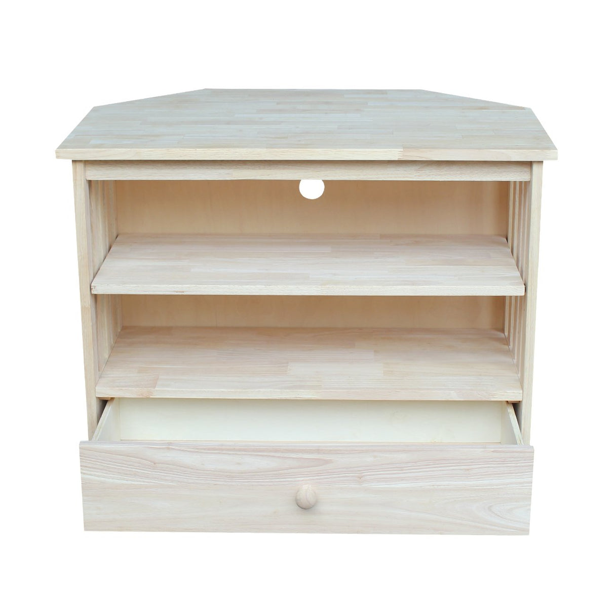 IC International Concepts Mission Corner Entertainment/TV Stand, Espresso IC International Concepts