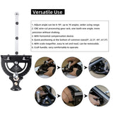 HONGDUI HD-TB01 Precision Miter Gauge 0-70 Degree Woodworking Table Saw Push Handle 70 Angles Assembly Angle Ruler with Quick 0° HONGDUI