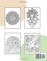 Leo Coloring Book: Astrology Coloring Book for Leo Zodiac Sign with Relaxing Designs