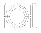RAVE Sports Eclipse Water Bouncer, Blue/Yellow, 20 Foot RAVE Sports