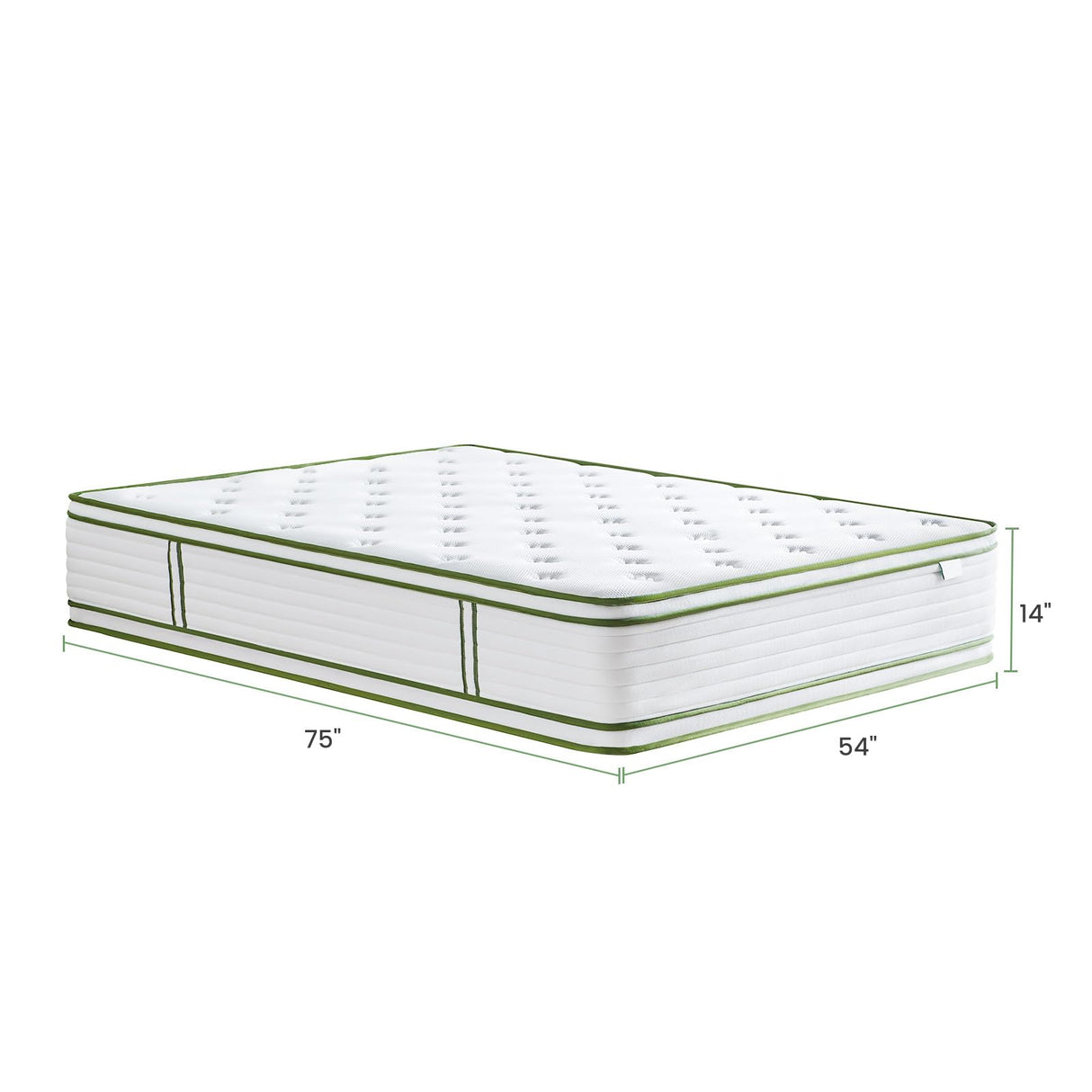 Dourxi Full Size Mattress, 14 Inch Hybrid Mattress in a Box, Full Mattress with Gel Memory Foam and Individual Pocket Springs, Cooling Sleep and Pressure Relief, Plush Feel, 54 * 75 * 14 Inch Dourxi