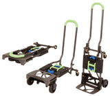 COSCO Shifter Multi-Position Folding Hand Truck and Cart, 300 lb. Weight Capacity, Green, 12222PBG1E Cosco
