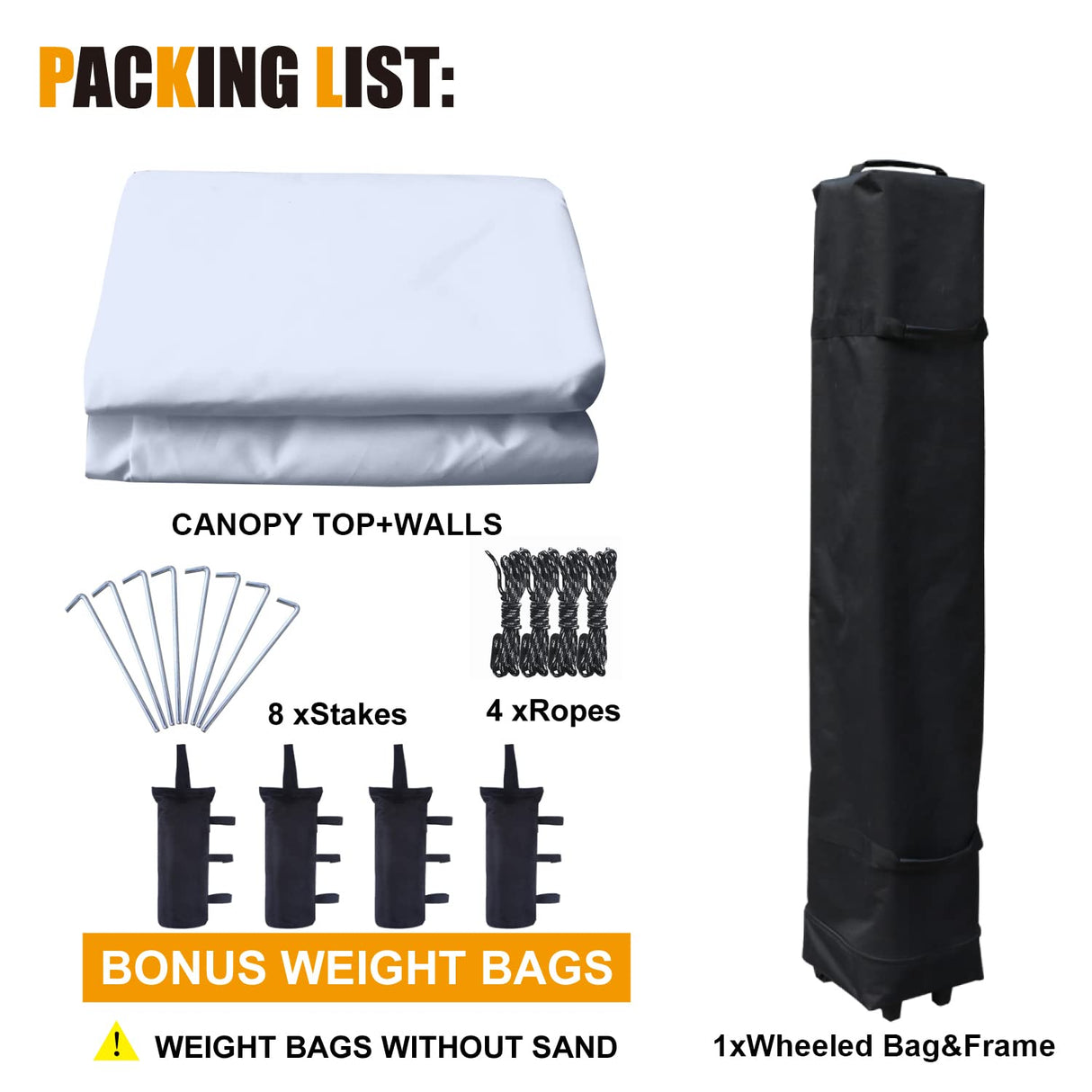 COOSHADE 10X10Ft Pop up Canopy Tent Enclosed Instant Folding Canopy Shelter with Elegant Church Window Outdoor Pavilion Cater Party Wedding BBQ Events Tent(White) COOSHADE