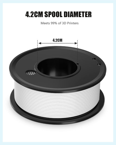 Haosegd 3D Printer Filament PLA 1.75mm 3-D Printing Materials 5 Colors Bundle Print Filiment 1.75 mm White Black Red Blue Purple Dimensional Accuracy ±0.02mm Fillament Spool Vacuum Packaging 250G X 5 Haosegd
