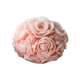 Rose Ball Round Candle Mold - Silicone 3D Molds for Candy & Home Decor - Resin Casting & Making Molds ESEENS