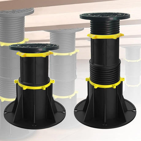 CHORMING Adjustable Bed Frame Support Leg Bed Frame Center Support Leg Bed Furniture Board Support Center Slat Heavy for Bed Frame,Cabinet and Wooden Furniture (7.87"-13" 2pc) CHORMING