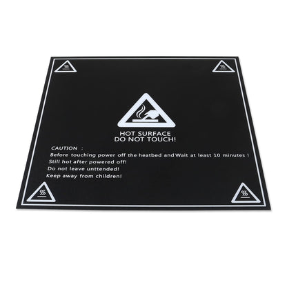 4pcs 11.8×11.8inch (300×300mm) Heated Bed Sticker Printing Build Sheets Plate Tape Platform Sticker 3D Printing Build Surface Sheets for Creality CR-10S /CR-10 PLA PETG Filament FDM 3D Printe - WoodArtSupply