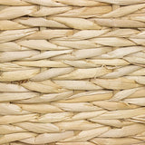 Oriental Furniture Rush Grass Storage Box - Natural Red Lantern