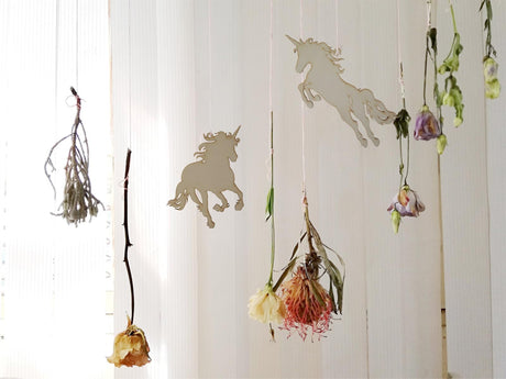 Summer-Ray 20 Wooden Unicorn Laser Cutout DIY Craft Home Decoration Art Embellishment Room Decoration Summer-Ray.com
