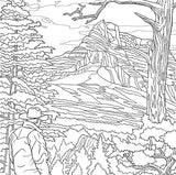 The Unofficial Yellowstone Coloring Book (Dover Adult Coloring Books) WoodArtSupply