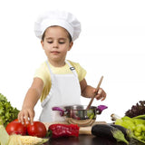 DEAYOU 12 Pack Kids Apron with 2 Pocket, Adjustable Children Chef Apron, White Child Painting Aprons for Cooking, Baking, Crafting, Grilling, Kitchen, Classroom, Party, Activity, Boys, Girls DEAYOU