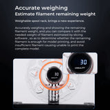 Creality Official Upgrade 3D Digital Spool Rack-S, Weighable Spool Holder for All Kinds of Filaments of PLA/ABS/Nylon/Wood/TPU 3D Printing Materials Skouphy