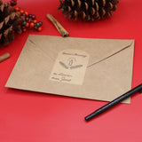 Boho Simple Christmas Gift Tag Adhesive Stickers – 2 x 3 Inch Labels, Roll of 100 with Minimalist Designs – Merry Christmas, Noel, and Candle, Made in The USA InStockLabels.com