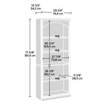 Sauder Miscellaneous Storage Bookcase, Sindoori Mango Finish Sauder