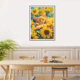 SJUTOUCI Orange Cat Diamond Art Painting Kits for Adults, Diamond Art Kits for Beginners, 5D DIY Full Drill Gem Craft for Home Decor Gift 12x16inch/30x40cm, Animal SJUTOUCI