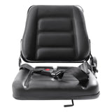 Universal Forklift Seat with Safety Belt, Adjustable Tractor Seat Full Suspension Seat Replacement for Heavy Mechanical Seat HaroldDol