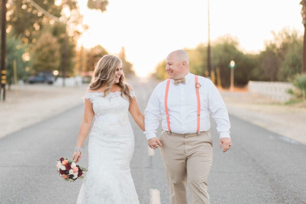 Bow Tie House Rustic Pre-Tied Bow Tie in 100% Burlap Hessian (Beige, Large) Bow Tie House