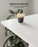 ErGear Height Adjustable Electric Standing Desk, 48 x 24 Inches Sit Stand up Desk, Memory Computer Home Office Desk (White) ErGear